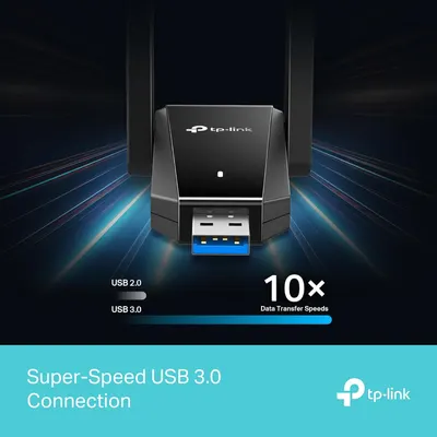 Communicates the performance superiority of USB 3.0 technology, showing it delivers 10 times faster data transfer speeds compared to USB 2.0 to reassure shoppers of enhanced efficiency. Highlights…