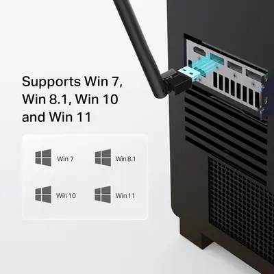 Reassures shoppers that the product is compatible with multiple Windows operating systems (Win 7, 8.1, 10, and 11), reducing purchase hesitation about system requirements. Demonstrates the product…