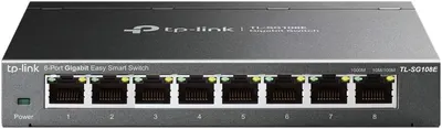 Provides a clean, catalog-style view of the network switch on a white background with no text overlays or design elements, allowing shoppers to see the product's physical appearance and port…