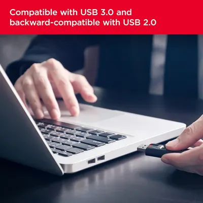 Communicates that the product is compatible with both USB 3.0 and USB 2.0 standards, reassuring shoppers about broad device compatibility and versatility. Highlights the product's compatibility…