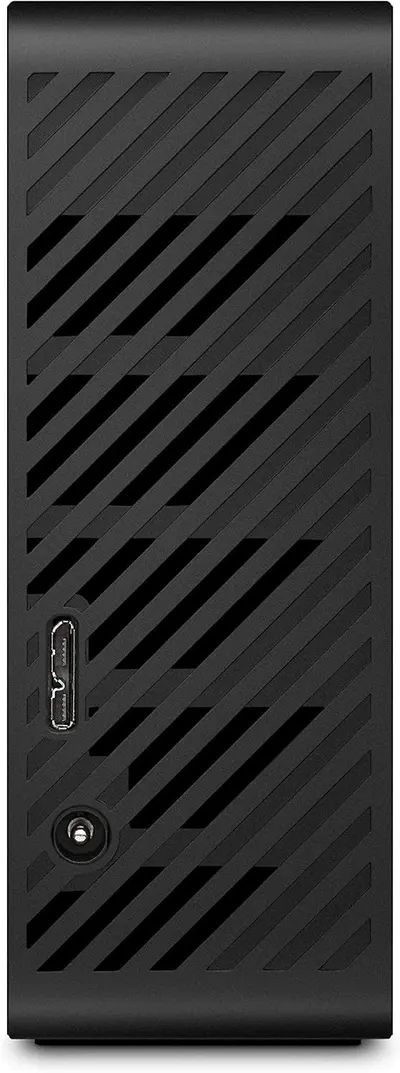 Displays the product in a clean, catalog-style format to show its physical design and ports without distractions.
