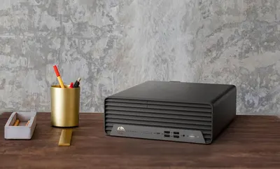 Demonstrates the product in a real-world office setting to help shoppers visualize how it fits into their workspace and daily professional environment.