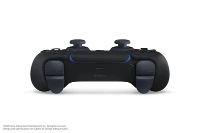 Provides a clean, catalog-style view of the gaming controller from the back angle, allowing shoppers to see the product design, button layout, and Sony branding without distractions.