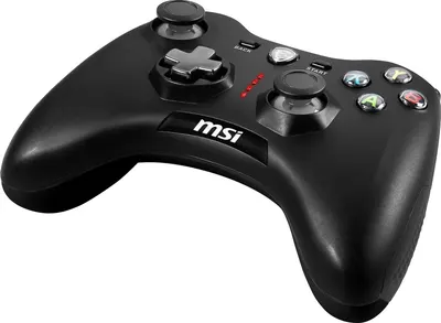 Provides a clear, unobstructed view of the gaming controller on a white background to show the product design, button layout, and branding.