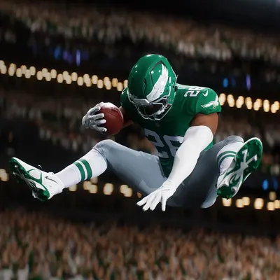 Showcases the product in an authentic real-world sports environment to create emotional connection and demonstrate the product being used during actual gameplay.