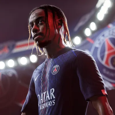 Creates an aspirational, authentic sports lifestyle context by showing the product worn in a realistic stadium environment, building emotional connection and credibility.