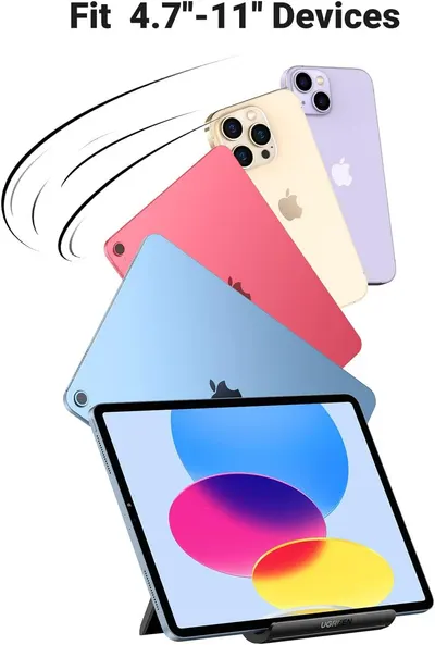 Communicates that the product is compatible with a wide range of Apple devices from 4.7 to 11 inches, reassuring shoppers about universal fit across phones and tablets.