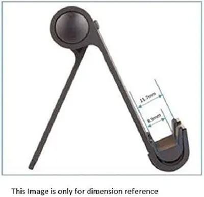 Communicates the exact physical size of the product using dimensional measurements to help shoppers understand how large or small the product is.