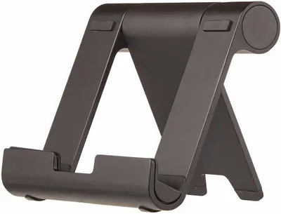 Provides a clean, catalog-style view of the product stand to show its design and structure without distractions.