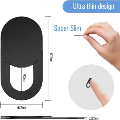 Communicates the product's extremely thin and compact physical dimensions (0.37 inch width, 0.2 inch thickness, 0.022 inch profile) to reassure shoppers about its portability and space-saving…