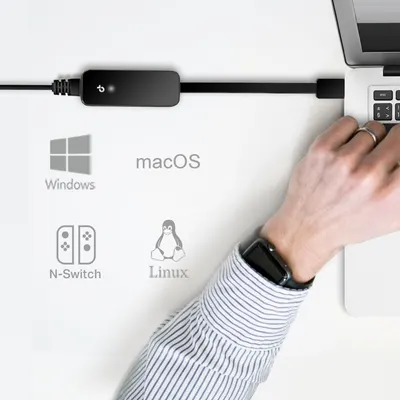 Demonstrates that the product is compatible with multiple operating systems and devices including Windows, macOS, Linux, and Nintendo Switch, reassuring shoppers of its versatility and broad…