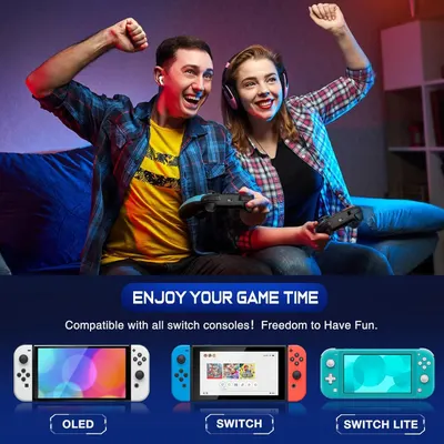 Demonstrates that the product is compatible with multiple Nintendo Switch console models (OLED, standard Switch, and Switch Lite), reassuring shoppers of broad device compatibility.