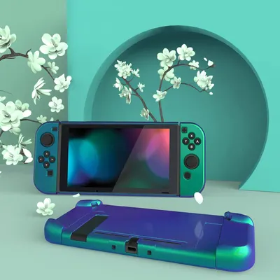Showcases the gaming console accessory in an aesthetically pleasing lifestyle setting with decorative elements to appeal to shoppers looking for stylish, visually appealing gaming accessories.