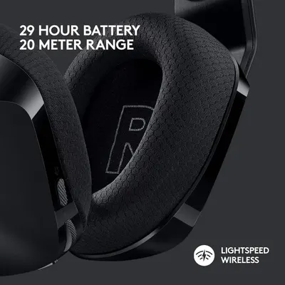 Communicates the product's impressive battery longevity and wireless range to reassure shoppers about performance and freedom of movement. Highlights the key benefits of extended usage time and…