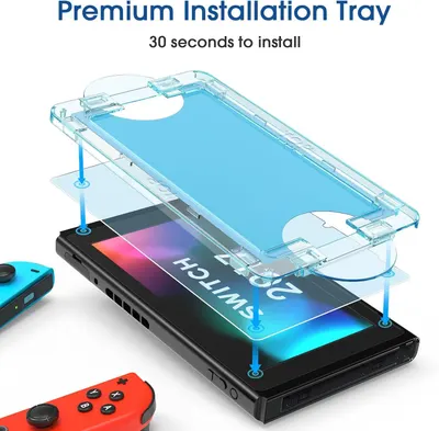 Demonstrates the simple installation process of the screen protector and case using an alignment tray, reassuring shoppers that setup takes only 30 seconds. Highlights the ease and speed of…
