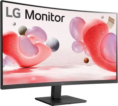 Provides a clean, catalog-style view of the LG Monitor showing the product design and display quality without distractions.