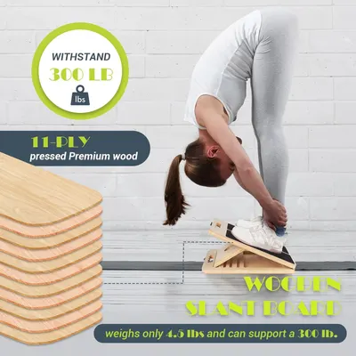 Communicates the product's impressive strength-to-weight ratio, showing it can support 300 lbs while weighing only 4.5 lbs, reassuring shoppers of its durability and portability. Highlights the…