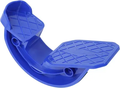 Provides a clean, catalog-style view of the blue plastic product on a white background, allowing shoppers to see the product's shape, color, and design details without distractions.