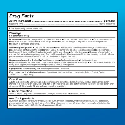 Provides complete drug facts, usage instructions, warnings, and ingredient information required for regulatory compliance and safe product use.
