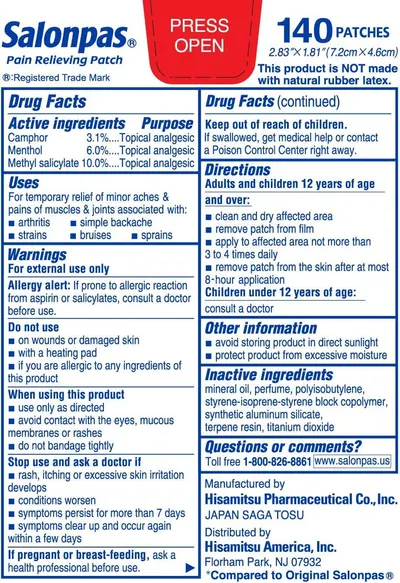 This image provides comprehensive product information including drug facts, active ingredients, usage directions, warnings, and safety information to inform and reassure shoppers about proper use…