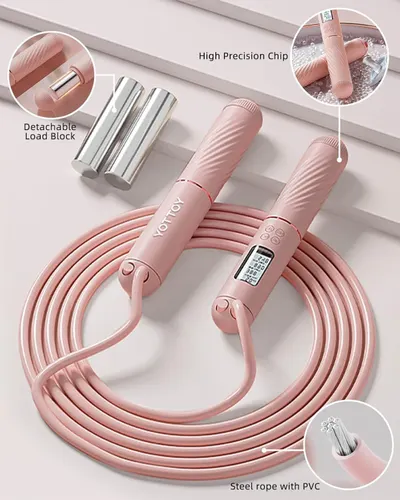 Breaks down the jump rope's key physical components and construction features to help shoppers understand the product's quality and design elements. Highlights multiple distinct features and…