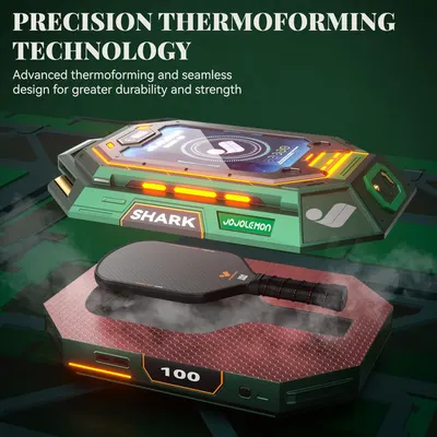 Highlights the advanced thermoforming technology and seamless construction that provides greater durability and strength to the product.