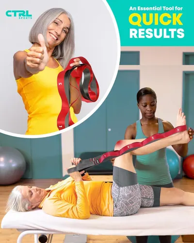 Demonstrates multiple real-world applications of the resistance band tool, showing it can be used for different exercises and assisted therapy scenarios to communicate versatility and effectiveness.…