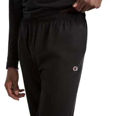 Provides a clean, distraction-free view of the product (black athletic pants) to help shoppers see the item clearly without any additional context or claims.