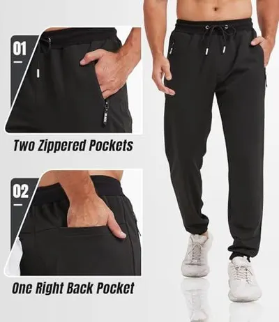 Highlights the specific pocket features of the pants, showing shoppers the functional storage options available with labeled callouts and zoomed-in detail shots.
