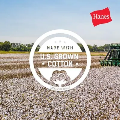 Communicates that the product is made with US-grown cotton, emphasizing domestic sourcing and sustainability to build trust and appeal to environmentally and locally conscious shoppers. Highlights…