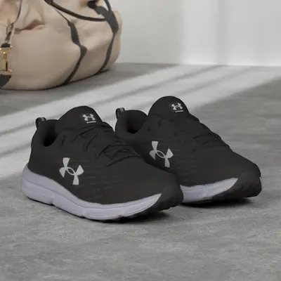 Presents the shoes in a clean, catalog-style format to show the product clearly without distractions, allowing shoppers to see the design and branding.