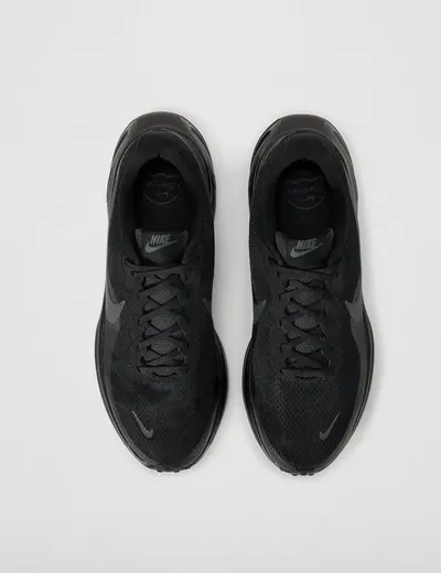 Provides a clean, catalog-style view of the Nike shoes from above to show the product design and appearance without distractions.