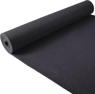 Provides a clean, catalog-style view of the yoga mat showing its texture, rolled form, and overall appearance without distractions.