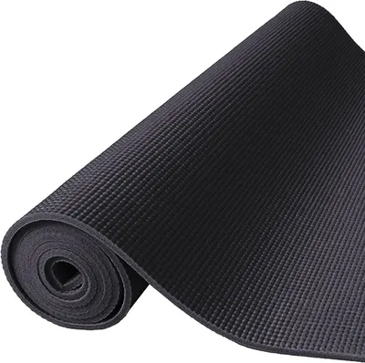 Provides a clean, catalog-style view of the yoga mat showing its texture, thickness, and rolled form without distractions.