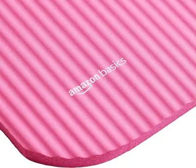 Provides a clean, catalog-style view of the product showing its textured surface and Amazon Basics branding on a white background.