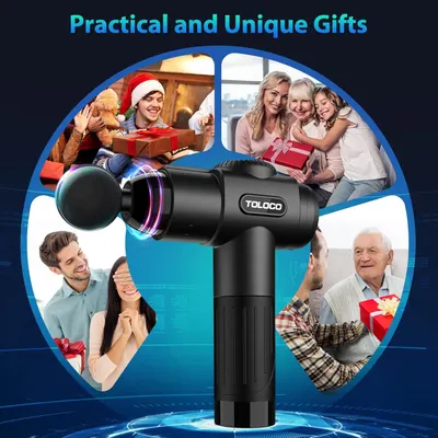 Positions the massage gun as a practical and unique gift for various recipients across different occasions, emphasizing its versatility as a thoughtful present for family members of all ages.…