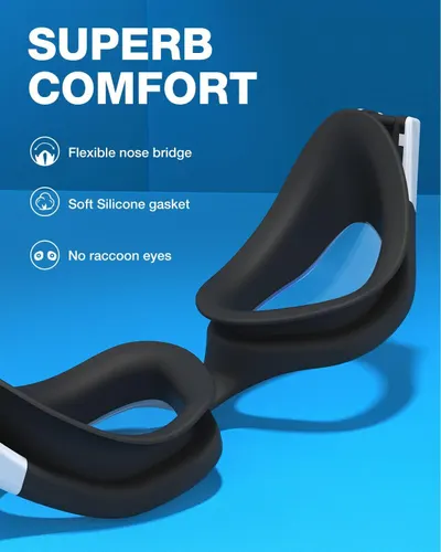 Highlights three distinct comfort features of the product to reassure shoppers that the product is designed for superior comfort and fit.