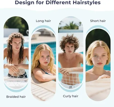 Demonstrates that the product works effectively across different hair types and styles, including braided, long, curly, and short hair, reassuring shoppers of its versatility.