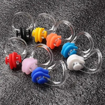Shows all the color variations and components included in the product set, helping shoppers understand they receive multiple nose clips in different colors for variety or family use.