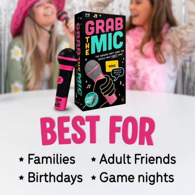 Demonstrates the versatility of the product by showing it's suitable for multiple occasions and audiences, including families, adult friends, birthdays, and game nights.