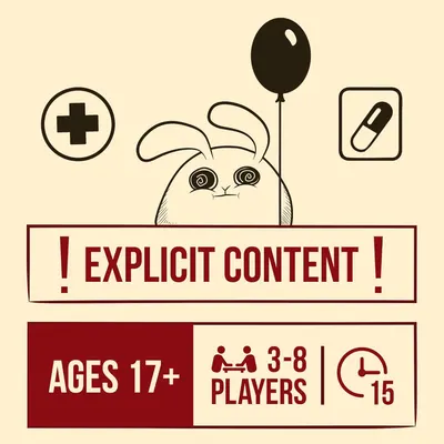 Communicates essential game information including age rating, player count, and play time to help shoppers understand if this game is appropriate for their needs.