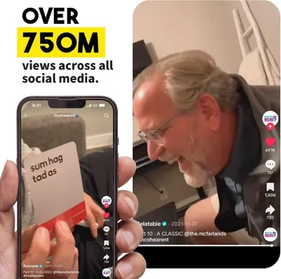 Demonstrates the product's viral success and widespread customer engagement across social media platforms, building social proof through impressive view counts. Highlights the massive reach and…