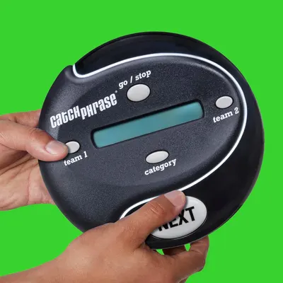 Shows the physical components and button layout of the game device to help shoppers understand how to operate and interact with the product.