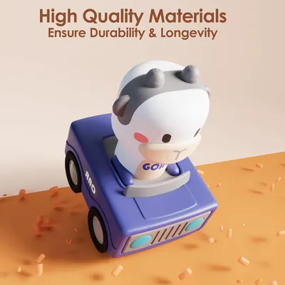 Communicates that the product is made from premium materials that ensure long-lasting durability, reassuring parents or gift-givers that this toy is a quality investment.