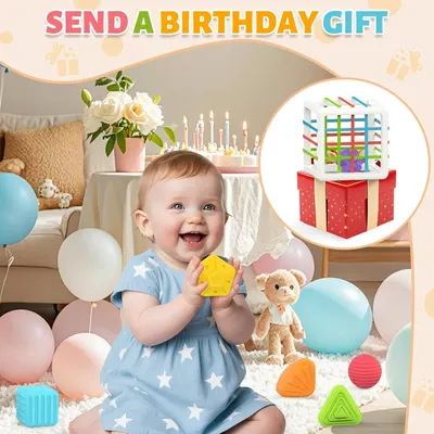 Positions the product as an ideal birthday gift for babies and toddlers, emphasizing its suitability for gifting occasions.