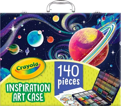 Shows the customer everything included in the art case bundle, emphasizing the comprehensive variety and quantity of art supplies they will receive.