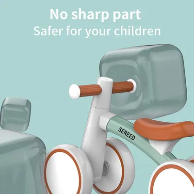 Reassures parents that the product has no sharp edges or parts, making it safe for children to use.