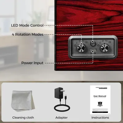 This image breaks down the control panel of the product by pointing to specific physical components and their functions, helping shoppers understand how to operate the device. Shows everything…