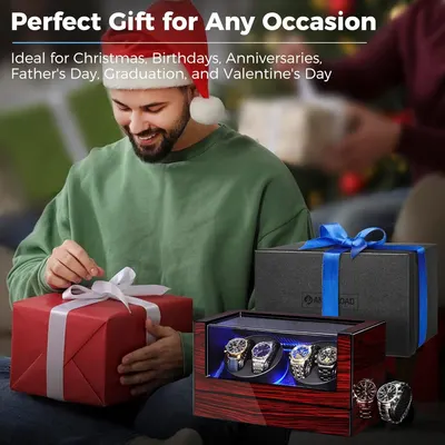 Positions the product as an ideal gift for multiple occasions including Christmas, birthdays, anniversaries, Father's Day, graduation, and Valentine's Day, emphasizing its versatility as a gift…