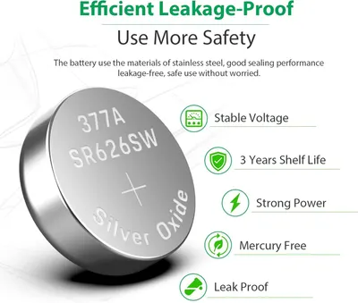 Communicates multiple safety and performance benefits of the battery to reassure shoppers about reliability, longevity, and environmental responsibility.
